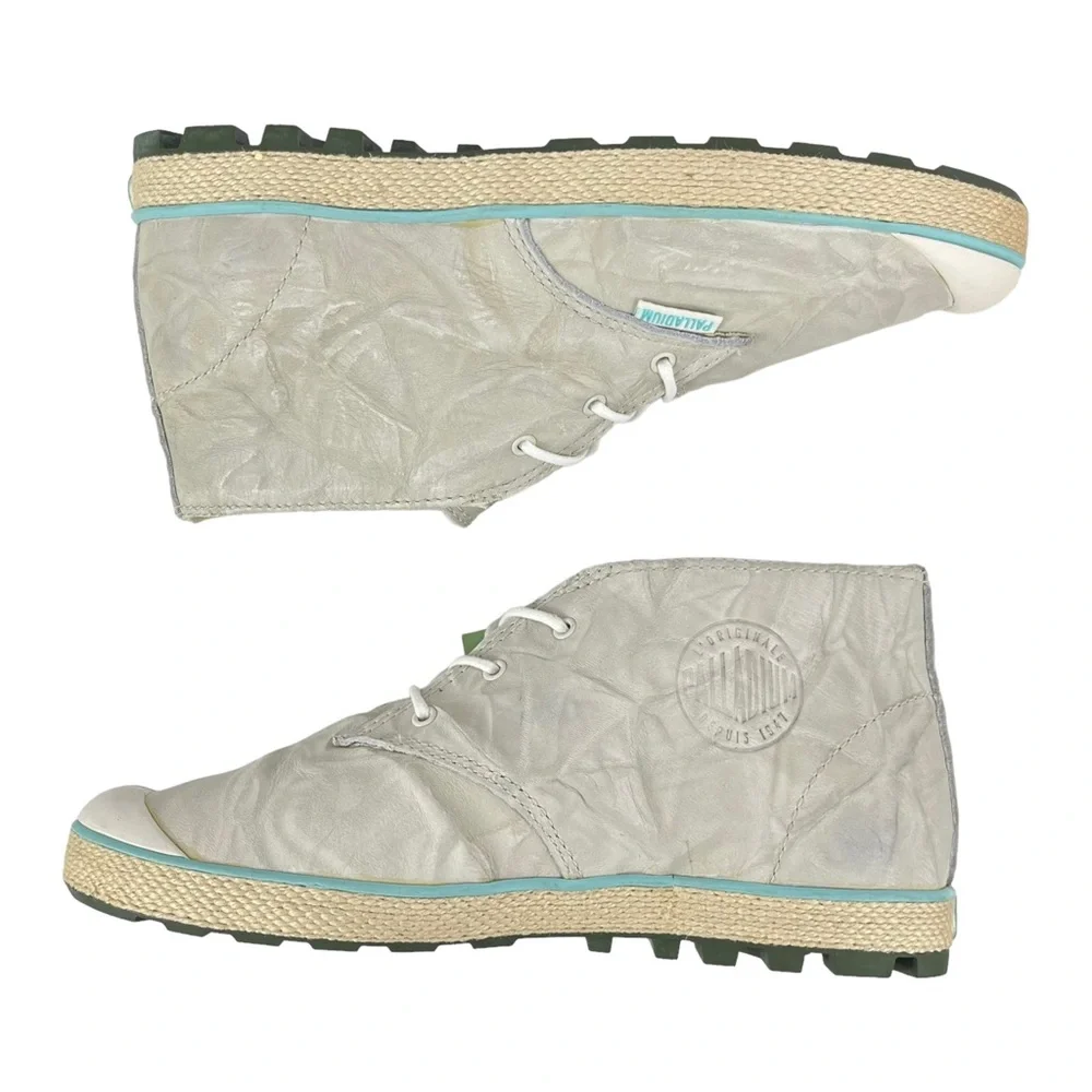 Palladium Women’s 8 Slim‎ Chukka Off White Ankle Boot Shoes